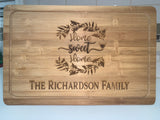 Personalized Engraved Bamboo Wood Cutting Board